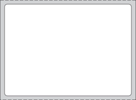 Picture of PDC Removable Direct Thermal Paper Label, 2-3/4" x 2", White, 1" Core, 735 per Roll
