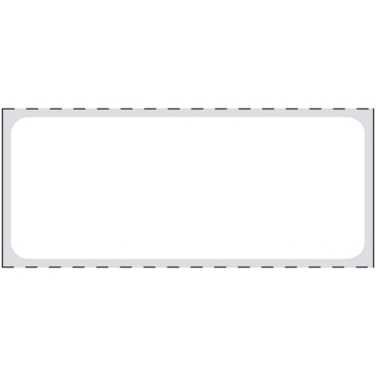 Picture of PDC Permanent Direct Thermal Paper Label, 2-1/2" x 1", White, 1" Core, 1,300 per Roll