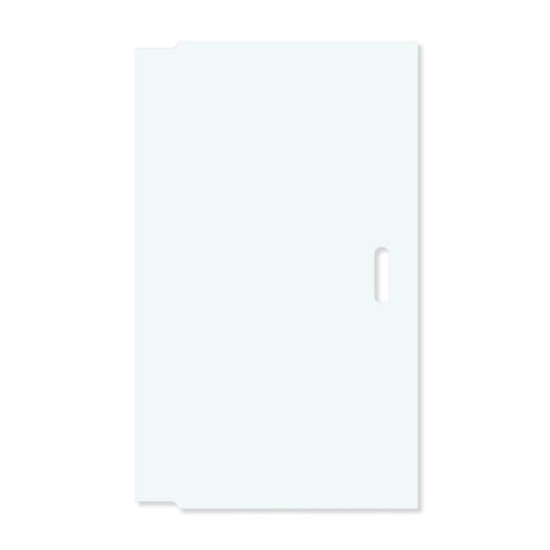 Picture of PDC Visitor Pass Badge, Direct Thermal Paper, 2-7/16" x 4-3/16", White, 250 per Roll