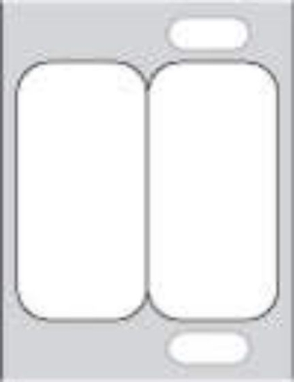 Picture of PDC DYMO® Compatible Permanent Direct Thermal Paper Label, 1/2" x 1", White, 1" Core, 1,000 per Roll