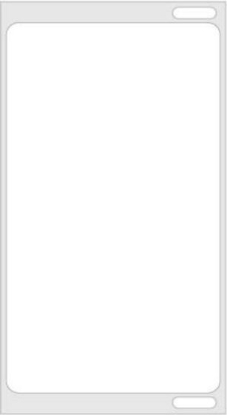 Picture of PDC DYMO® Compatible Permanent Direct Thermal Paper Visitor Pass Label, 2-5/16" x 4", White, 300 per Roll