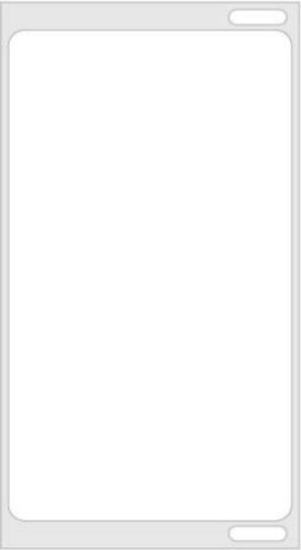 Picture of PDC DYMO® Compatible Permanent Direct Thermal Paper Visitor Pass Label, 2-5/16" x 4", White, 300 per Roll