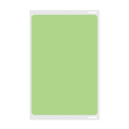 Picture of PDC DYMO® Compatible Permanent Direct Thermal Paper Visitor Pass Label, 2-5/16" x 4", Fluorescent Green, 1" Core, 300 per Roll