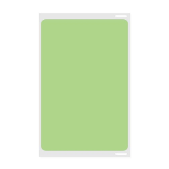 Picture of PDC DYMO® Compatible Permanent Direct Thermal Paper Visitor Pass Label, 2-5/16" x 4", Fluorescent Green, 1" Core, 300 per Roll