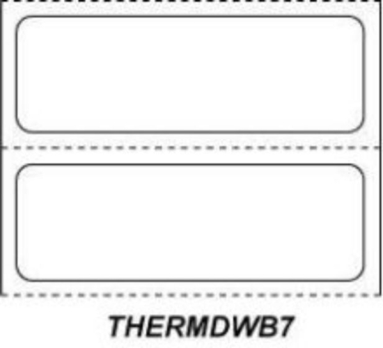 Picture of PDC Adult Thermal Chart Label, 1" x 3", White, 5,000 per Roll