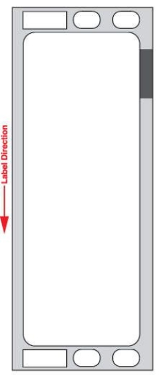 Picture of PDC Thermal Chart Label, 1-1/8" x 3-1/2", White, 1" Core, 2 Rolls of 130 per Case