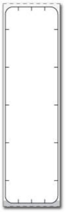 Picture of PDC Conf-ID-ent™ Thermal Chart Label, 7/8" x 3-1/4", White, 1-1/2" Core, 1,000 per Case