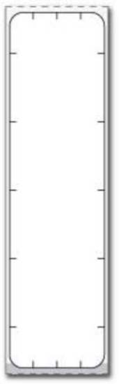 Picture of PDC Conf-ID-ent™ Thermal Chart Label, 7/8" x 3-1/4", White, 1-1/2" Core, 1,000 per Case