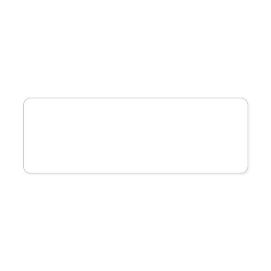 Picture of PDC Direct Thermal Paper Label, 3" x 1", White, 1" Core, 1,300 per Roll